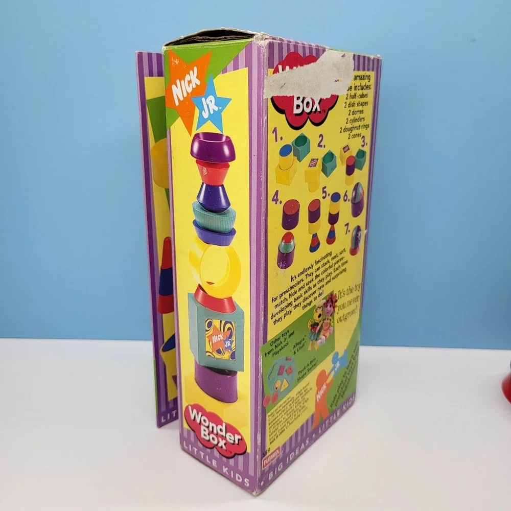 Nick Jr‎ Hasbro Wonder Box Playskool Preschool Learning Cube Stack Nickelodeon